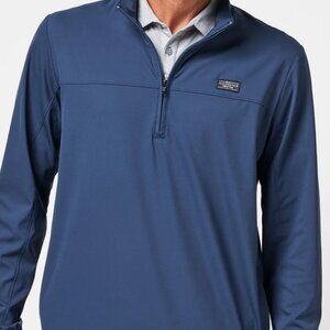 Travis Mathew Navy Quarter-Zip Jacket XXL